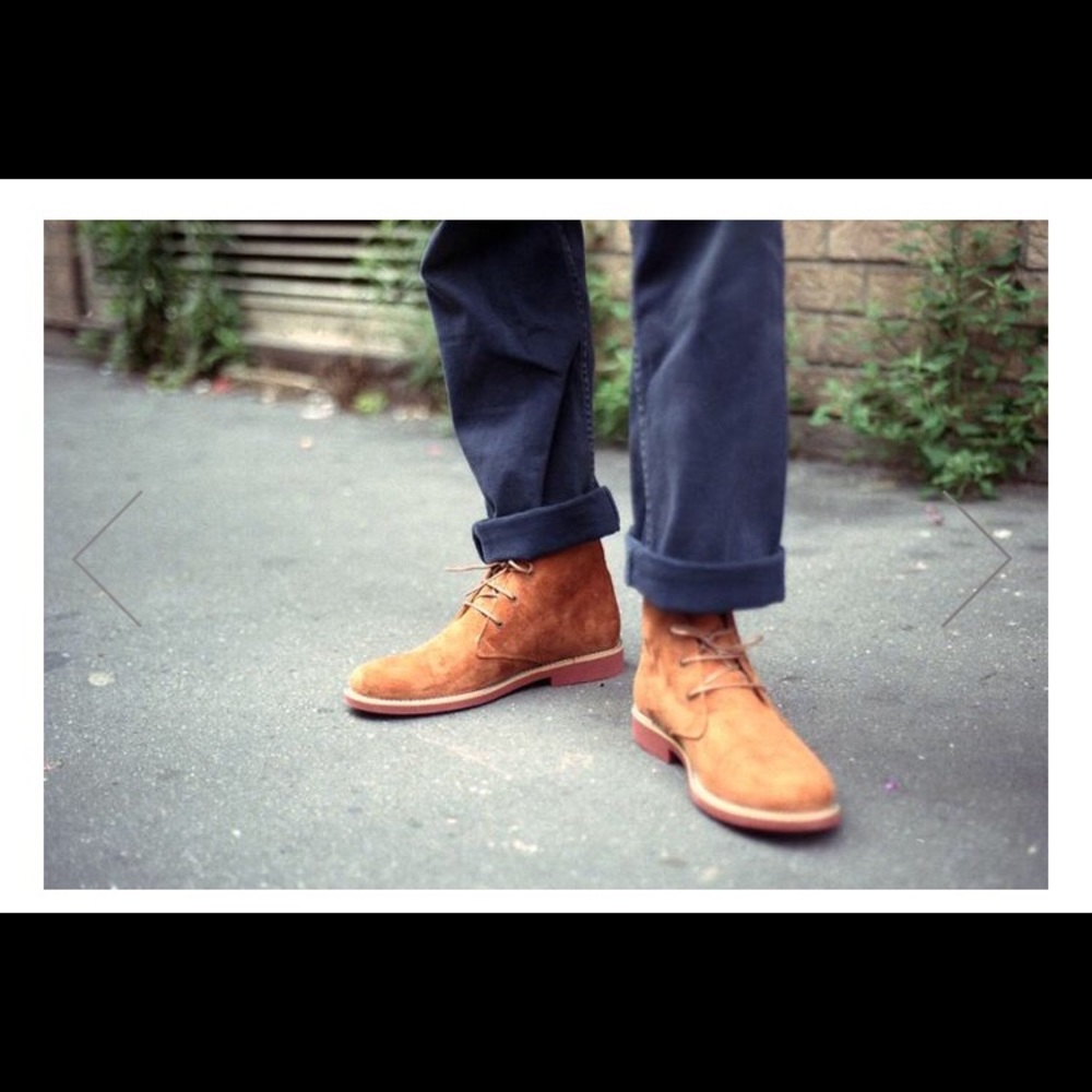 NWOT AYITA BRANDY, VEGAN DESERT BOOTS, VEGAN SUEDE